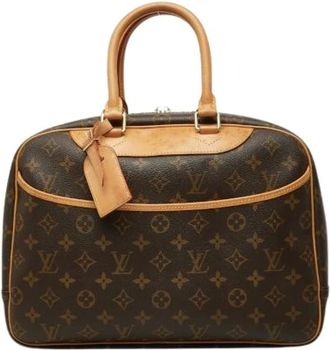 Louis Vuitton Borsa Deauville Monogram Pre-owned - - Pre-owned - Donna - Marrone - ONE SIZE