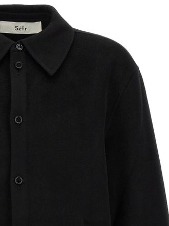 S&eacute;fr Wool Mens Blouse