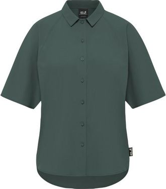 Jack Wolfskin Sierra Quest S/S Shirt Bluse f&uuml;r Damen | blau