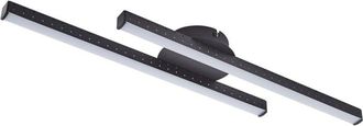 Lindby L&aacute;mpara De Techo Led aurendor En Negro Aluminio - Lindby