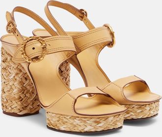 Zimmermann Solena leather platform sandals