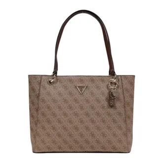 Guess Shopping Bags, female, Brown, ONE SIZE, Structured Tote Bag with Iconic Logo