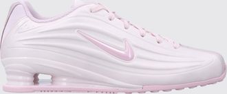 Nike Sneakers Shox Z in pelle sintetica rosa con logo Swoosh e interni in mesh