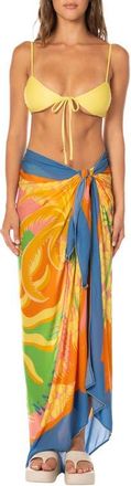 Maaji Sun Flicker Cover-Up Pareo in Open Yellow at Nordstrom