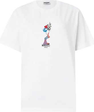Moschino Mujer, Camisetas, Blanco, Talla: S