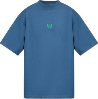 Balenciaga T-Shirts, male, Blue, Size: M Laurel Classic T-shirt