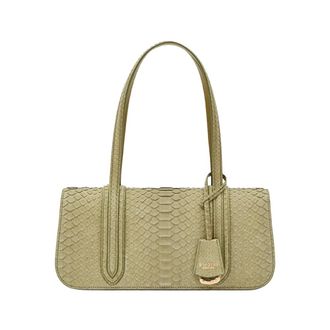 Biagini Texas Schoudertas - Dames - Tassen - Groen - Maat: ONE Size Leer