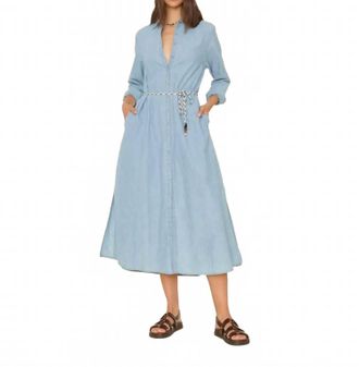 Xirena Bowen Midi Dress In Dusty Blue