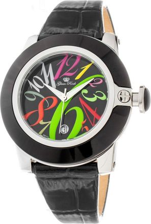 Glam Rock Leather Dress Womens Watch