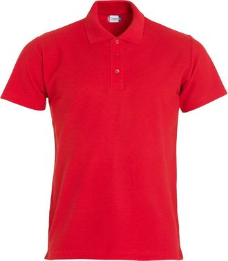 Clique Clique Mens Slim Fit Polo Shirt - Red XXL (Model 955)