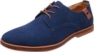 Generic Mens Dress Shoes Wide Fit, Oxfords Shoe Lace Up Formal Business Shoes Pointed Toe Smart Shoe Flat Bottom Dress Loafers Retro Fashion Outdoor Loafer Co