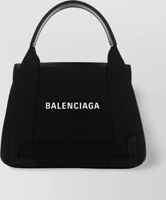 Balenciaga cabas xs linen tote bag