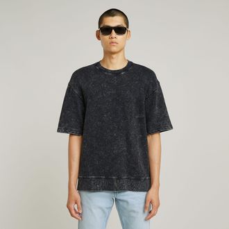 G-Star Acid Wash Loose Sweater - Zwart - Heren