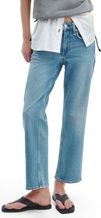 Rag & Bone Harlow Low Rise Ankle Straight Leg Jeans in Sherman at Nordstrom, Size 31