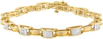 House of Brilliance Haus Of Brilliance 14K 1.00 Ct. Tw. Diamond Link Bracelet