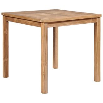 Berkfield Home 5 Piece Outdoor Dining Set Solid Teak Wood in Brown
