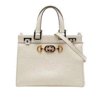Gucci Pre-owned Zumi Satchel - - Pre-owned - Donna - Beige - ONE SIZE