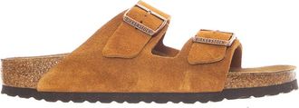 Birkenstock Arizona Big Buckle Narrow Fit - Heren - Sandalen - Bruin - 44 EU - Leer - Schoenen