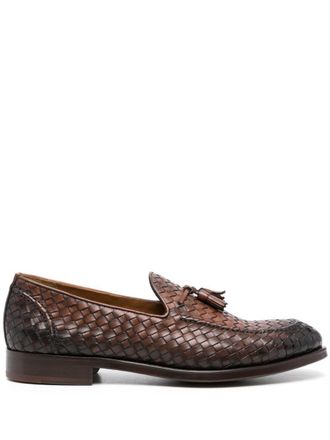 Doucal's Mocassini Intrecciato - Marrone