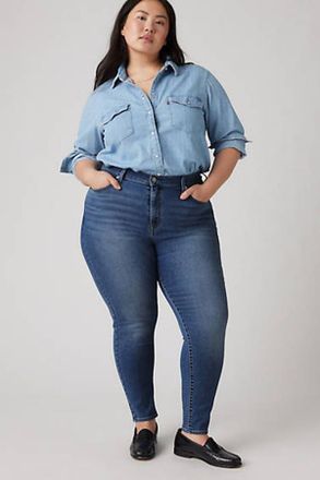 Levi's Vaqueros Skinny de tiro alto 721 (talla extragrande) - Mujer - 20S - Azul / Tenacious Dark Plus