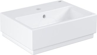 GROHE Cube Lavamanos De Cer&aacute;mica, 455x350 Mm, Pureguard, Blanco Alpino (3948300h) - Grohe
