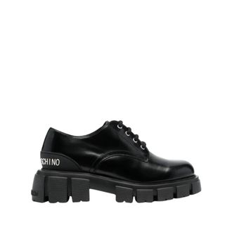 Love Moschino Veterschoenen - Dames - Schoenen - Zwart - Maat: 36 EU Leer