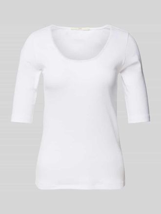 Lanius Lanius T-Shirt mit Rundhalsausschnitt in Weiss, Gr&ouml;&szlig;e 42
