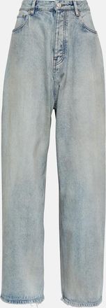 Balenciaga Mid-rise wide-leg jeans
