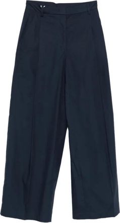 N&deg;21 Wijde Broeken - Dames - Wijde Broeken - Blauw - S - Broeken