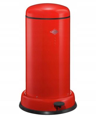 WESCO Baseboy Cubo De Basura Rojo 20 Litros Acero Inoxidable
