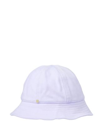 Flapper logo-plaque bucket hat - women - Polyamide/Elastane - One Size - Purple