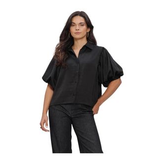 Notre-V Dames Blouses Nv-inka - Dames - Blouses & Shirts - Zwart - Maat: M