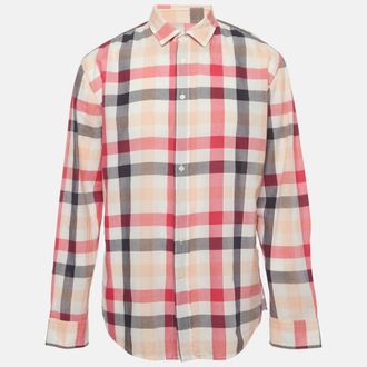 Boss Orange by Hugo Boss Multicolor Plaid Cotton Shirt