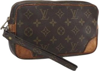 Louis Vuitton Pre-owned Clutches, female, Brown, Size: ONE SIZE Pre-owned Clutch Bag M51827