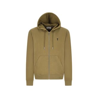 Ami Molleton Tactische Jas - Heren - Vesten met rits - Bruin - 3XL - Hoodies & sweatvesten