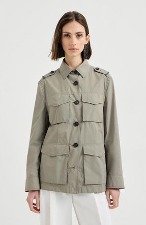 Brunello Cucinelli Outerwear with monili in Khaki at Nordstrom, Size 44 It