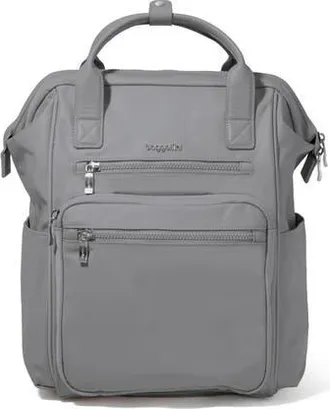 Baggallini Chelsea Laptop Backpack in Opal Grey Twill at Nordstrom