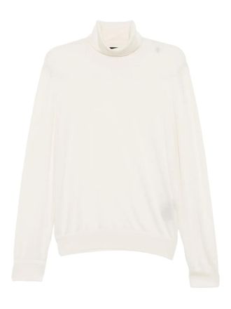 Tom Ford roll-neck knitted top - men - Cashmere/Silk - 56 - Neutrals