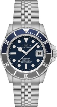 Duxot Atlantica Diver Automatic Blue Dial Mens Watch DX-2057-44
