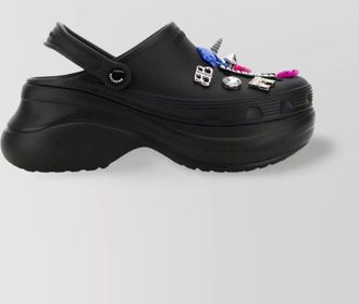 Balenciaga rubber jibbitz mules