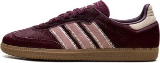 adidas Maroon Sand Strata Pony Sneakers - Heren - Skateschoenen - Roze - 38 2/3 EU - Leer - Fitness