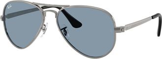 Ray-Ban RB3925 Aviator Max 004/56 Mens Sunglasses Gunmetal Size 58