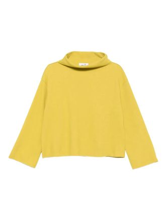 Niù roll-neck sweater - women - Virgin Wool/Polyamide - L - Yellow