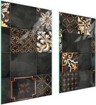 OEM Placa Protectora De Vidrio Para Estufa 75x52 Mosaico