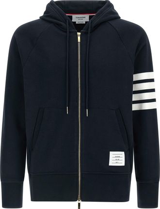 Thom Browne 4 Bar Felpe Blu-Uomo