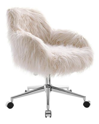 Linon Dawson Barrel Office Chair