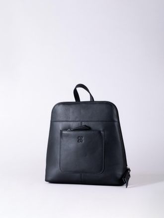 Lakeland Leather Womens Talkin Backpack in Black material_real_leather - One Size