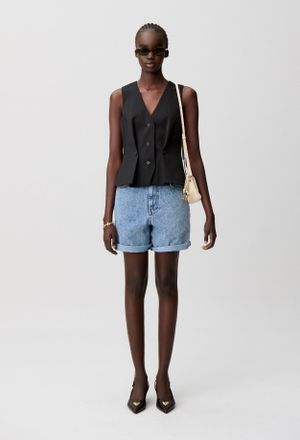 Claudie Pierlot Gilet costume sans manche col V