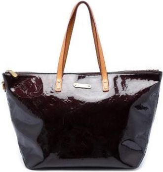 Louis Vuitton Pre-owned Bellevue Tote Bag - Dames - Vintage Shopper - Paars - ONE Size - Leer - Vintage