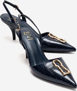 Prologue Yvella Gesp Spitse Neus Stiletto Pump